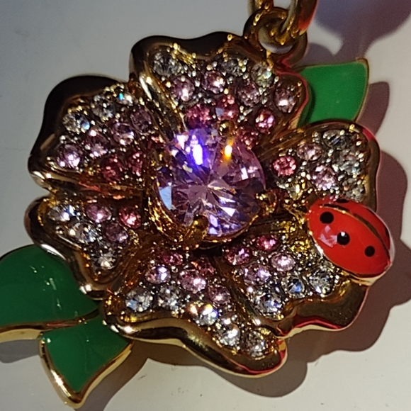 Juicy Couture Crystal Studded 🌸🐞 Ladybug 🐞 Never Removed from Original 🎁 NWT - Picture 9 of 9